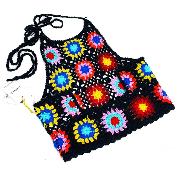 Forever 21 Crochet Crop Tank Top - Picture 8 of 8